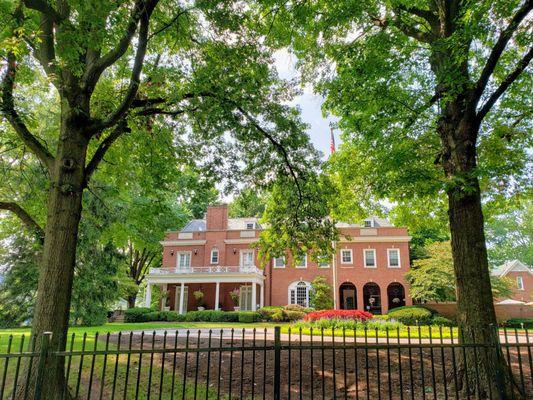 View of WV Governor's Mansion