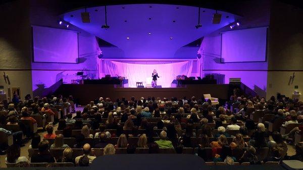 Marianne Williamson at Unity on the Bay Theater 1