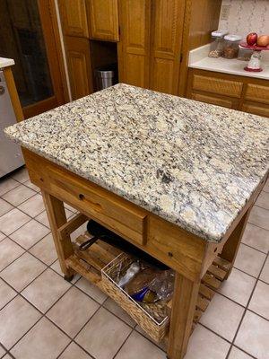 new granite top for kitchen portable bar