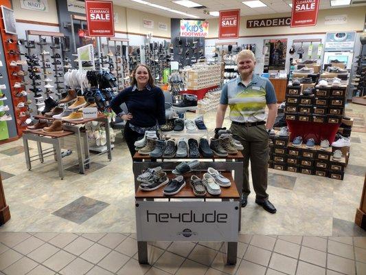 HEYDUDE shoes available for men, women, and kids.