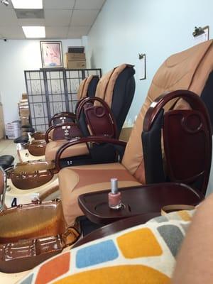 New massage chairs with liners!