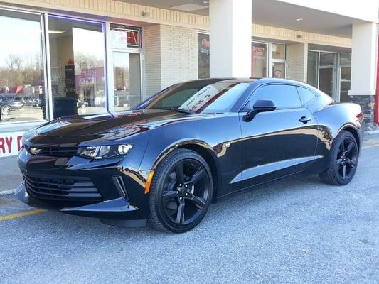 Tint on a 2016 Chevrolet Camaro