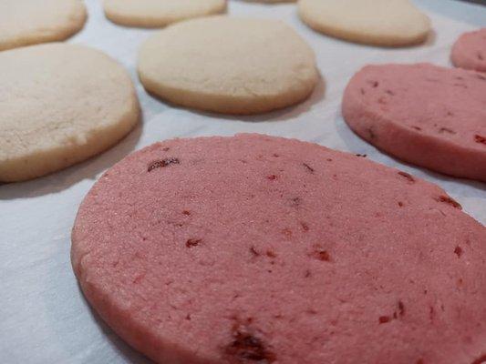 Cherry Shortbreads