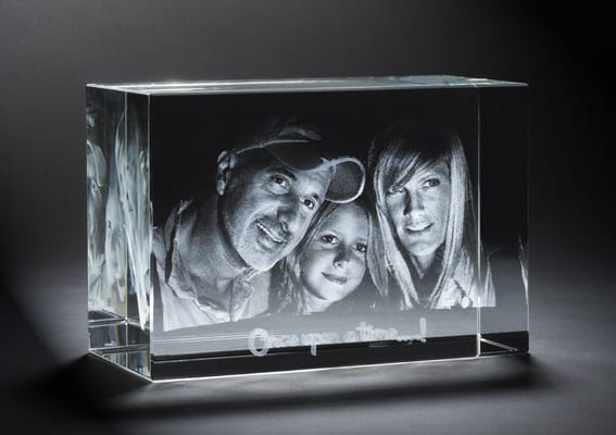 Family Portrait in Train Crystal