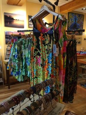 Women's clothing from Jam's World.  Other lines include Blue Canoe and Sympatico.