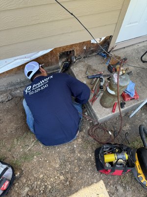 Copper leak repair