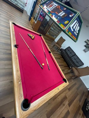 Our new pool table