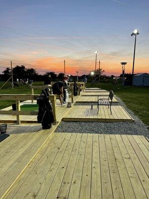 Sunset view. New decks and benches too.