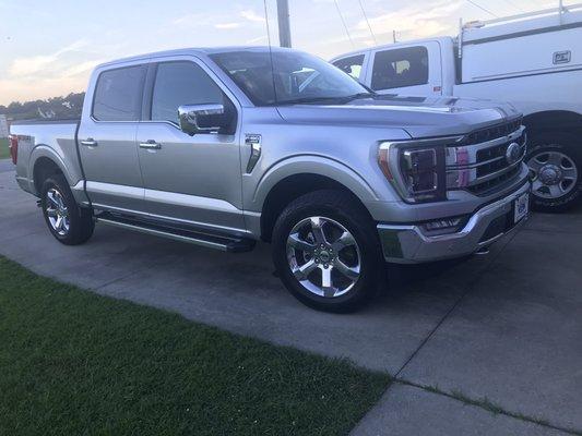 We saw Brennan White and he was able to locate the perfect vehicle we were looking for. Thanks again Sanders Ford always on point!