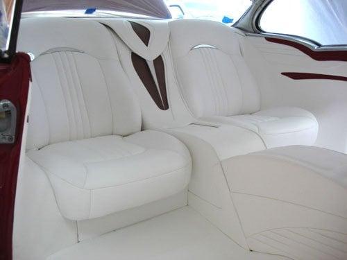 custom rear seats in 57 chevy by shannon