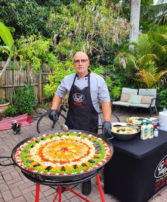 2022-05-03 Seafood paella for 40 people