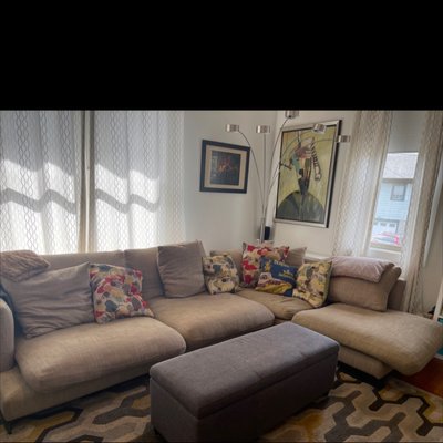 My modern sofa that I would like to see how much it would cost to restore ?