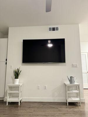 Tv mounted