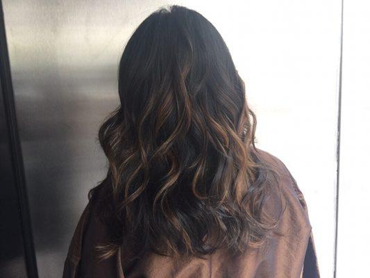 Traditional balayage