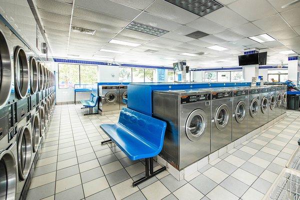 Laundromat interior