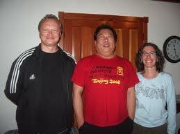 Vadim with Qigong Grandmaster Xu Mingtang and Suzanne Friedman, first teacher of medical Qigong and a friend. Still Meadow 2009