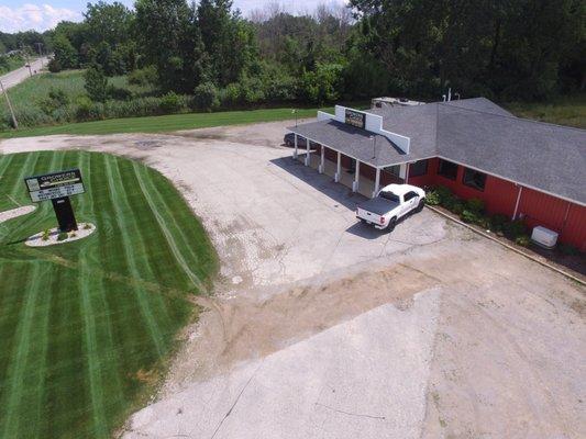 Drone view of Growers Choice Insurance