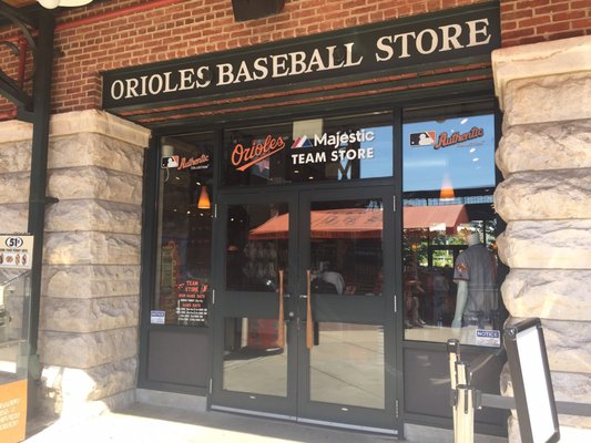 The store front on Eutaw St.