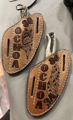 Custom knife sheaths