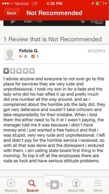 I don't know how this review got put as un useful I wish I would have seen it before I came to this dump !!