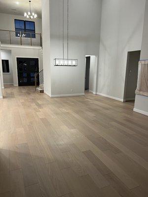 White oak engineered wood