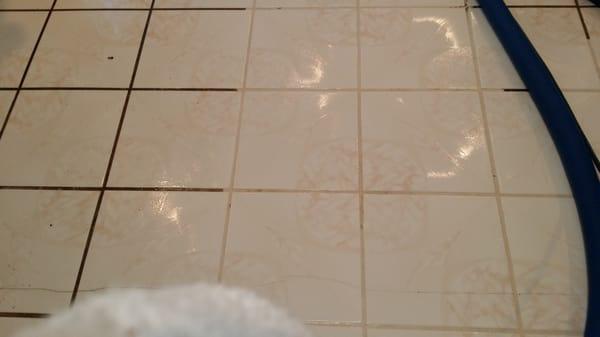 Residential Tile Steam Cleaning