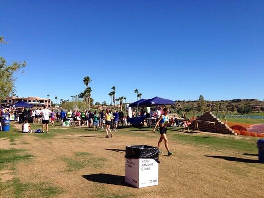 Fountain Hills park - the end