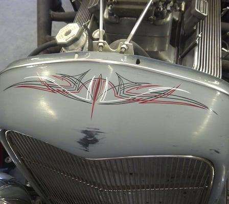 Pinstripe work by Harry's Auto Signs