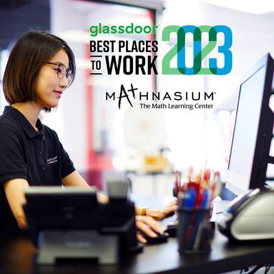 Mathnasium is proud to be listed on Glassdoor's Best Places to Work 2023. We made the Top 50 in the nation!