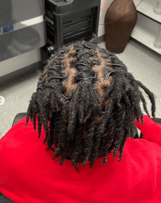 Styled locs- Stylist: Lauren