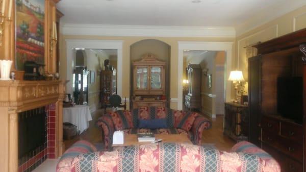 Living area inside the Inn