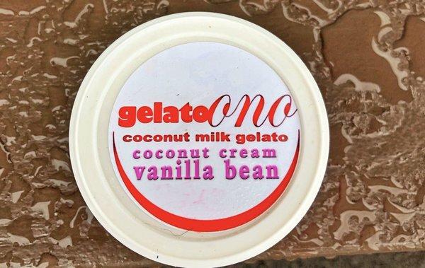 Vegan gem found: "gelato Ono" made from coconut milk! Stop in and check out the shop, too...