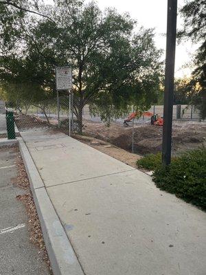 Skatepark is closed and under construction