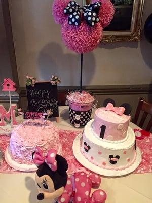 2 mary's Cakes, 1 for my baby's 1st bday and the 2nd was for my friend's bday