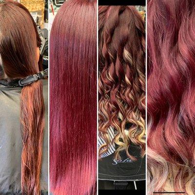 Color with Hairdreams extensions