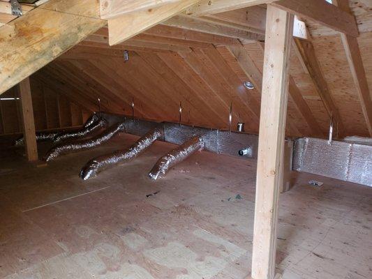 New construction ductwork