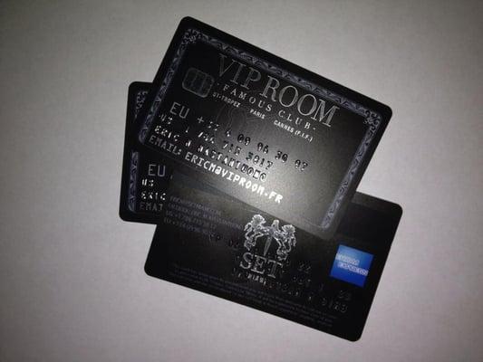 Plastic Embossed credit card style business cards