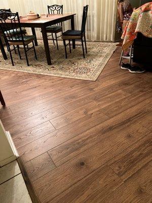 Laminate flooring