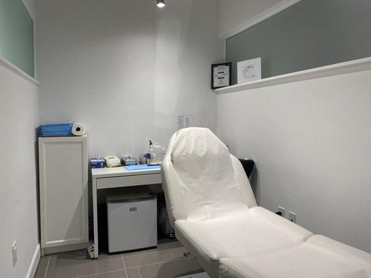 Botox & Fillers room.