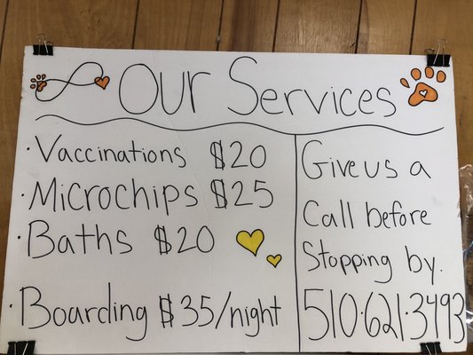 Their new services