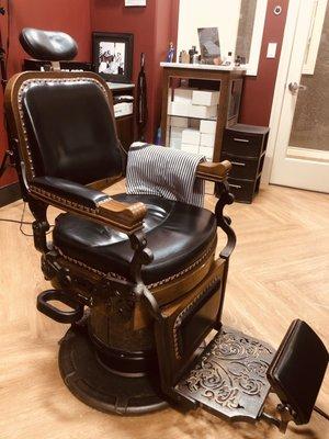 Antique barber chair