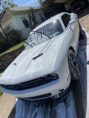 Dodge Challenger Maintenance wash message us for a quote.