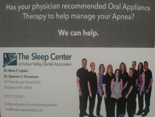 Have sleep Apnea?  Call and schedule a consultation  with Dr. Grossman!