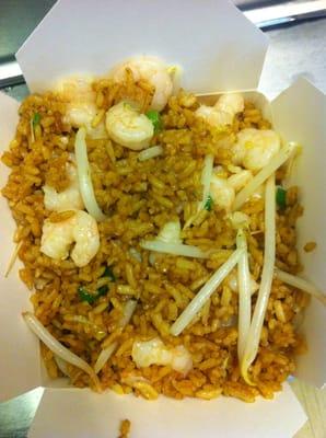 best shrimp fried rice ever！！〜〜^o^