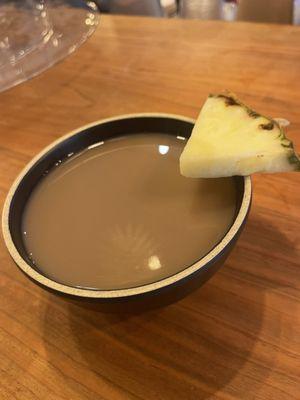 Stone kava with pineapple