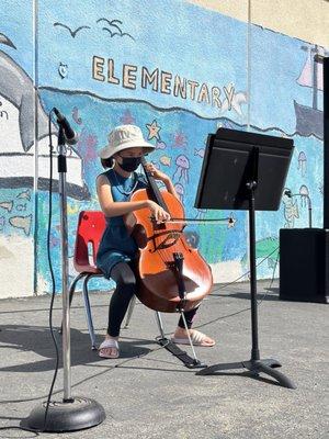 Elemental Music Presentation - afterschool program at Broadway ES - Book Fair Family Outdoor FunDay: