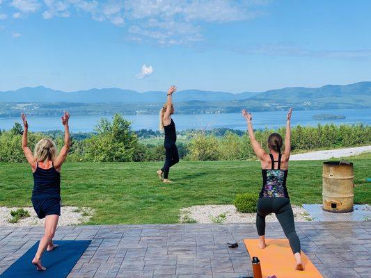 Inspired Yoga Hatha class at Barn At The Top Of The World.