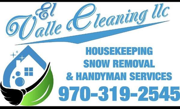 El Valle Cleaning LLC serving the Roaring Fork Valley.