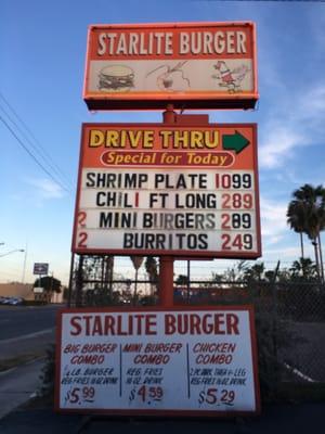 Restaurant signage #StarliteBurger