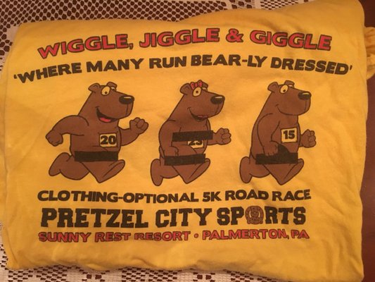 My shirt from the 5k.